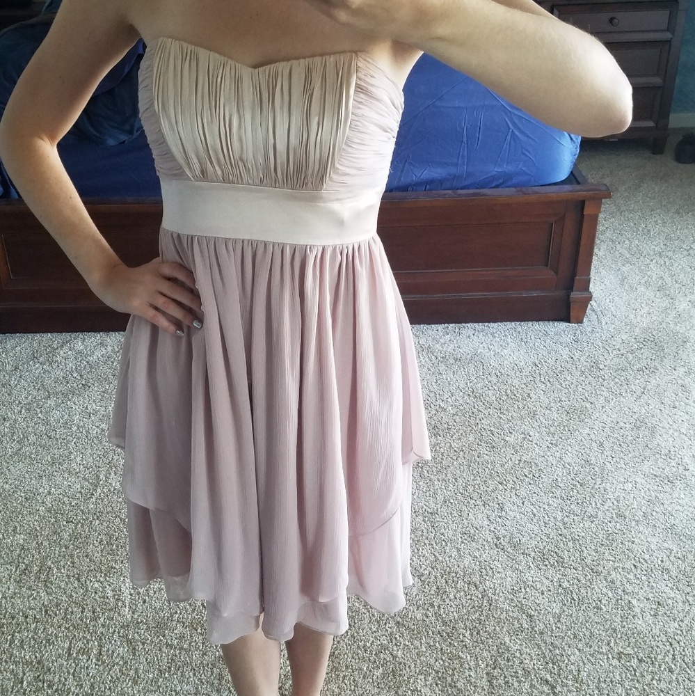 Light pink formal dress